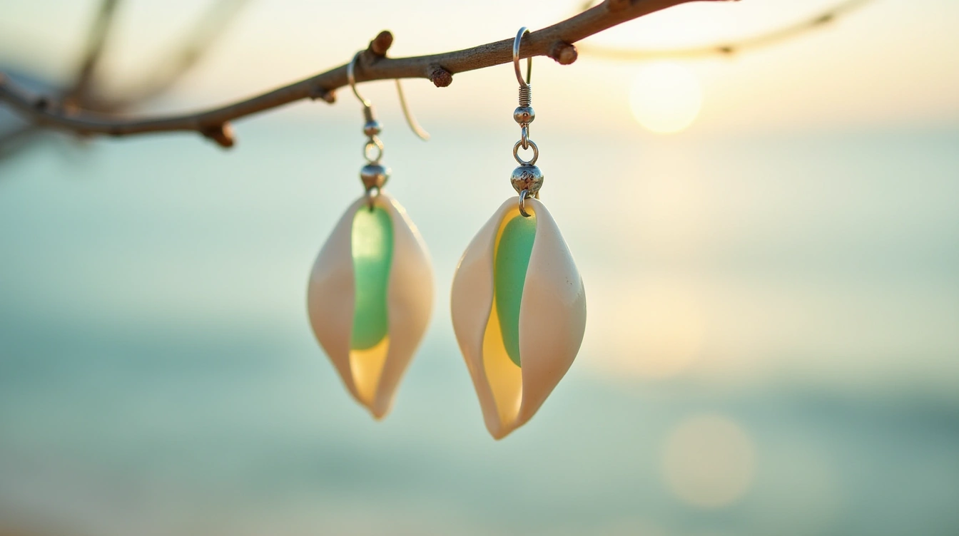 Types of shell earrings: from subtle to standout